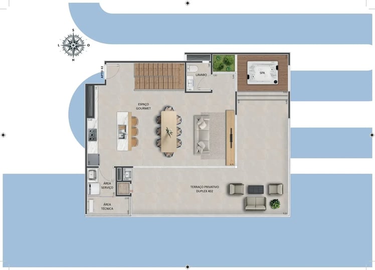 🌟 Apartamentos 402 Duplex - JAZZ RESIDENCIAL - Um empreendimento Costa Nobre