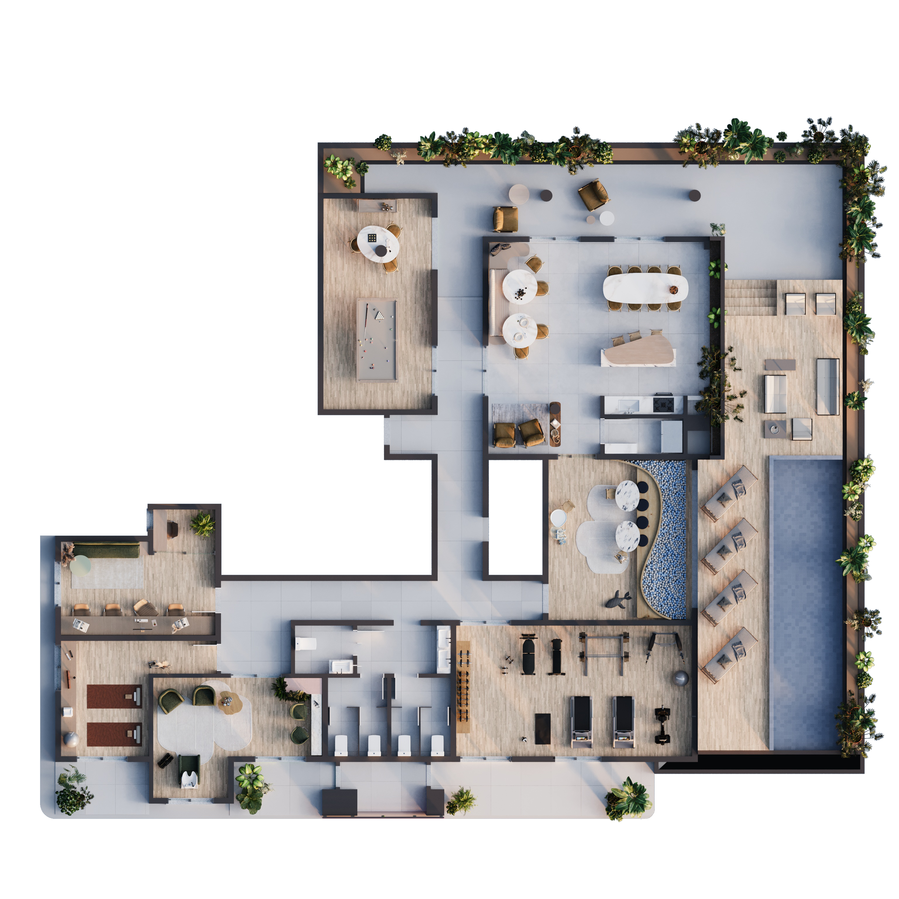 Apto 203 – 2 suítes com 1 vaga no Condomínio Treviso – Itapoá/SC