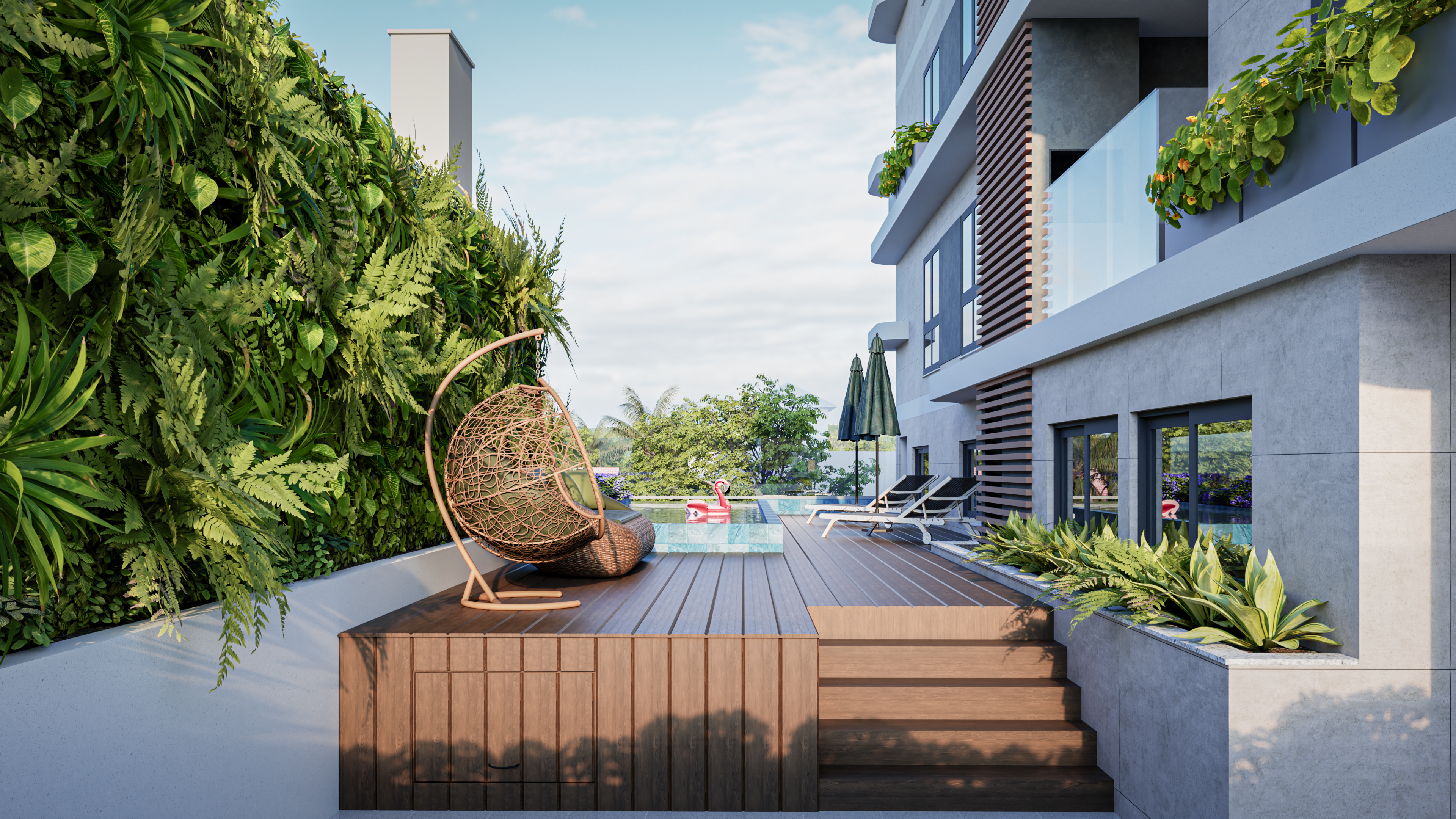 Apto 204 – 1 suíte + 2 demi-suítes com 1 vaga no Condomínio Treviso – Itapoá/SC